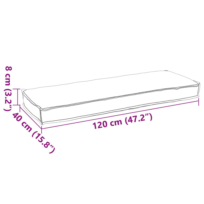 Set de perne pentru palet 2 buc. Material Oxford Gri - WALTI WALTI