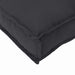 Perne de palet pentru bancă 2 buc Negru 120x40x8 cm Material Oxford - WALTI WALTI