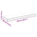 Perne pentru palate pentru bănci 2 buc Gri 150x40x8 cm țesătură Oxford - WALTI WALTI