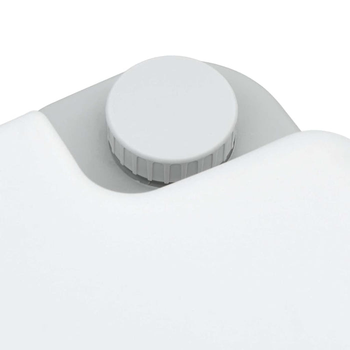 Toaletă portabilă, gri & alb, plastic, 10 L - WALTI WALTI