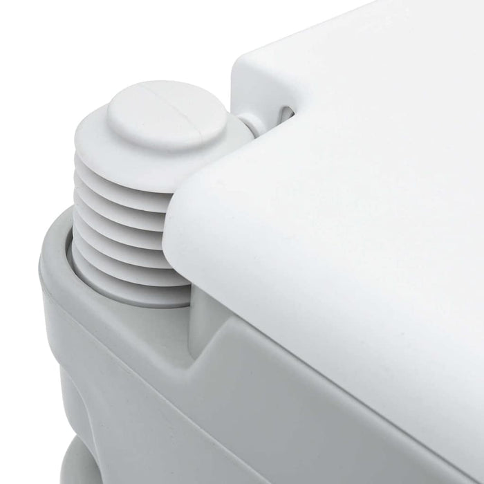Toaletă portabilă, gri & alb, plastic, 10 L - WALTI WALTI