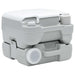 Toaletă portabilă, gri & alb, plastic, 10 L - WALTI WALTI