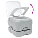 Toaletă portabilă, gri & alb, plastic, 10 L - WALTI WALTI