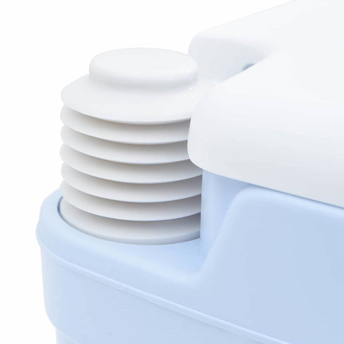 Toaletă portabilă, albastru & alb, plastic, 10 L - WALTI WALTI