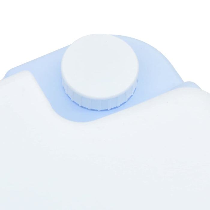 Toaletă portabilă, albastru & alb, plastic, 10 L - WALTI WALTI