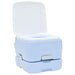 Toaletă portabilă, albastru & alb, plastic, 10 L - WALTI WALTI