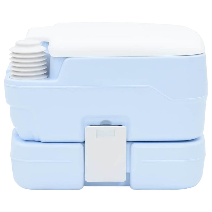 Toaletă portabilă, albastru & alb, plastic, 10 L - WALTI WALTI