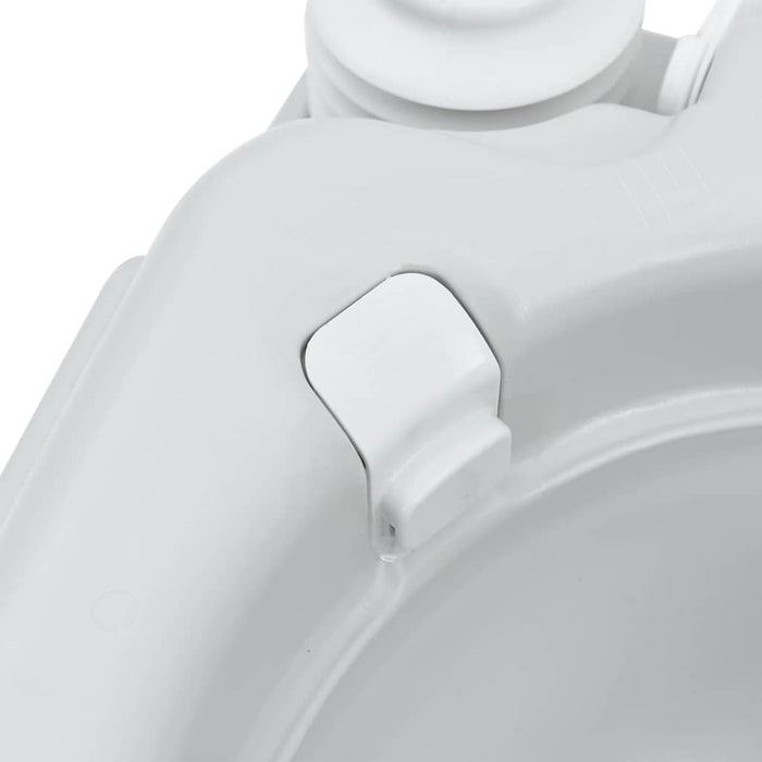 Toaletă portabilă, gri & alb, plastic, 20 L - WALTI WALTI