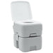 Toaletă portabilă, gri & alb, plastic, 20 L - WALTI WALTI