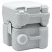 Toaletă portabilă, gri & alb, plastic, 20 L - WALTI WALTI