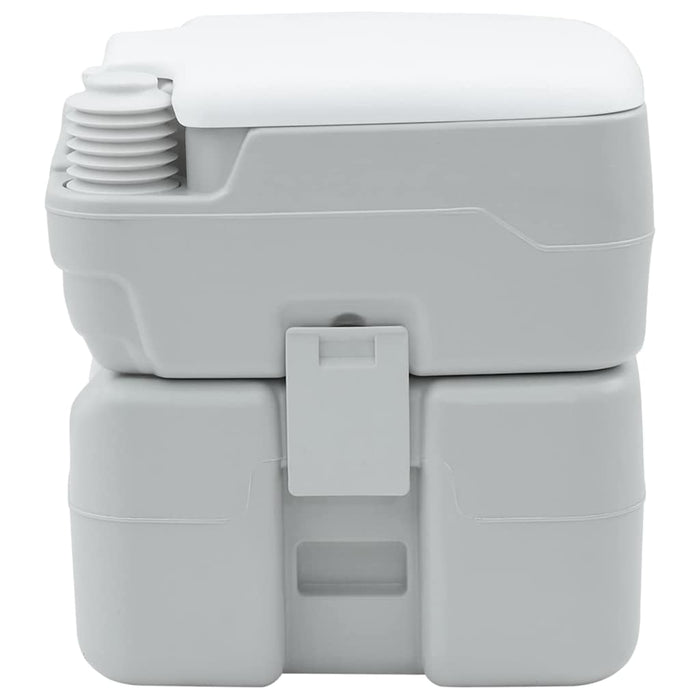Toaletă portabilă, gri & alb, plastic, 20 L - WALTI WALTI