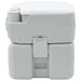 Toaletă portabilă, gri & alb, plastic, 20 L - WALTI WALTI