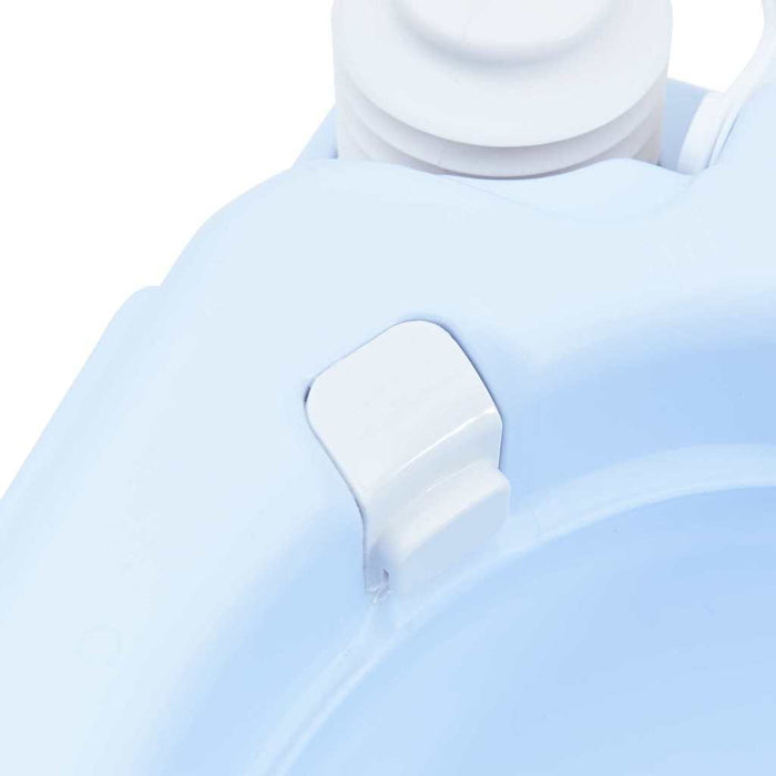 Toaletă portabilă, albastru deschis & alb, plastic, 20 L - WALTI WALTI
