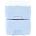 Toaletă portabilă, albastru deschis & alb, plastic, 20 L - WALTI WALTI