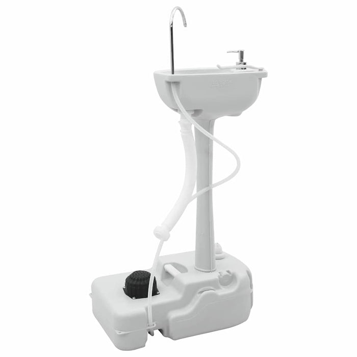 Suport pentru spălat mâini de camping Gri 50,5 x 33 x 103 cm WALTI