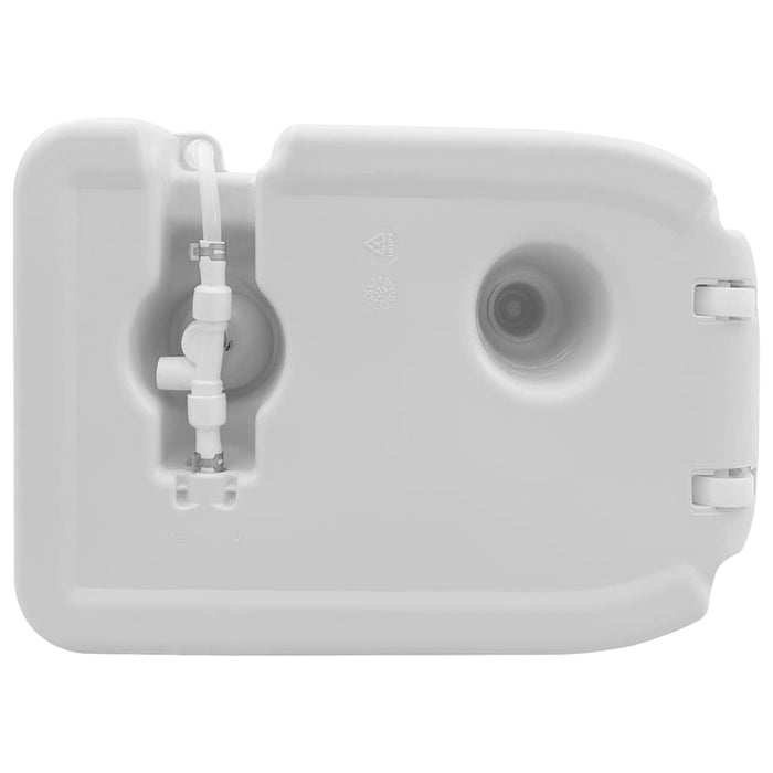 Suport pentru spălat mâini de camping Gri 50,5 x 33 x 103 cm WALTI
