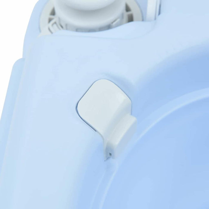 Toaletă camping portabilă, albastru, 10L apă curată&20L deșeuri - WALTI WALTI