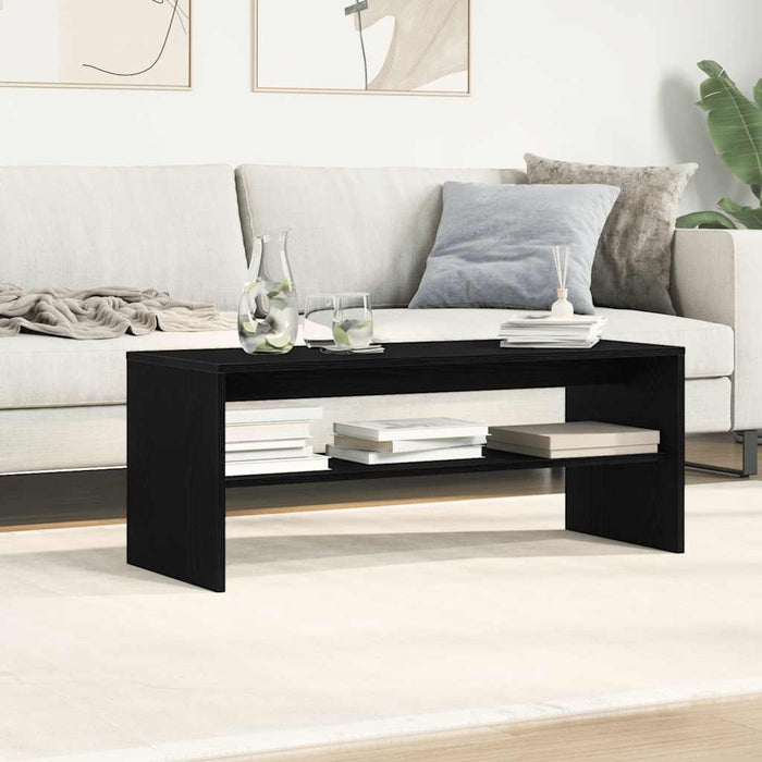Dulap TV Stejar Negru 100x40x40 cm Lemn prelucrat - WALTI WALTI