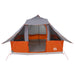 Cort de familie Tipi Manual Gri, Portocaliu 358 x 296 x 258 cm - WALTI WALTI