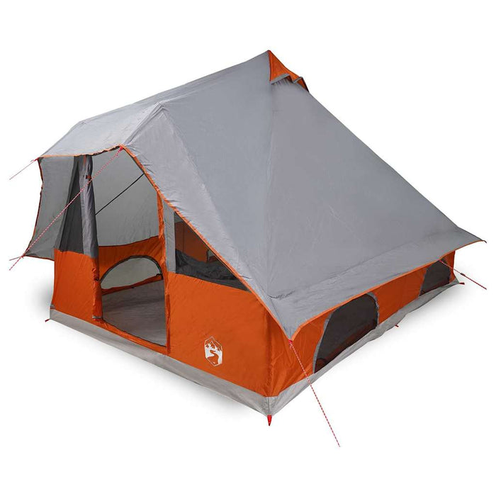 Cort de familie Tipi Manual Gri, Portocaliu 358 x 296 x 258 cm - WALTI WALTI