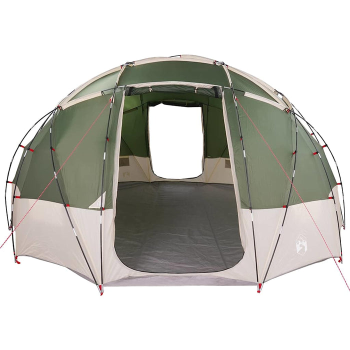 Cort de Camping cu acoperiș Verde 475 x 475 x 235 cm Poliester - WALTI WALTI