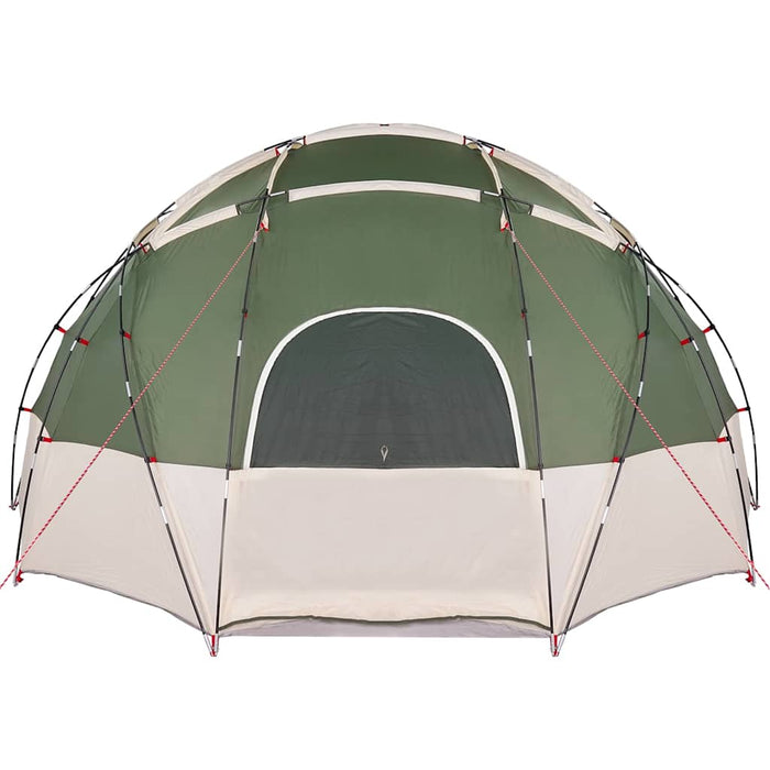 Cort de Camping cu acoperiș Verde 475 x 475 x 235 cm Poliester - WALTI WALTI