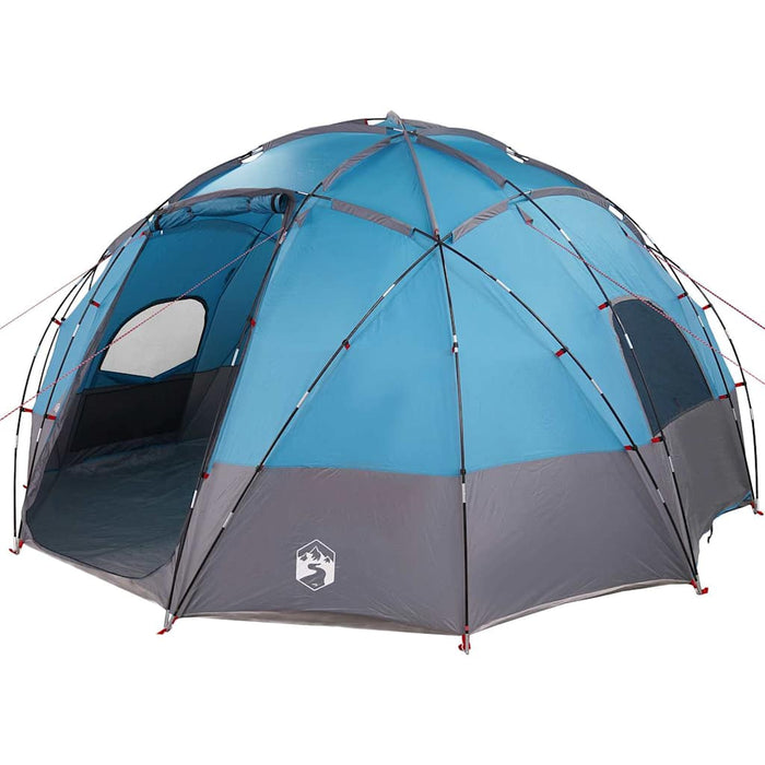 Cort de Camping albastru 475 x 475 x 235 cm Poliester - WALTI WALTI