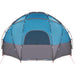 Cort de Camping albastru 475 x 475 x 235 cm Poliester - WALTI WALTI