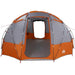 Cort de Camping Gri și portocaliu 475 x 475 x 235 cm Poliester - WALTI WALTI