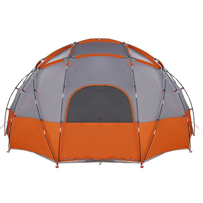 Cort de Camping Gri și portocaliu 475 x 475 x 235 cm Poliester - WALTI WALTI