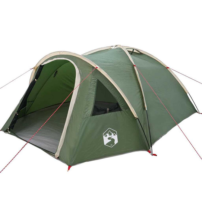 Cort de Camping cu acoperiș Verde 308 x 268 x 130 cm Poliester - WALTI WALTI