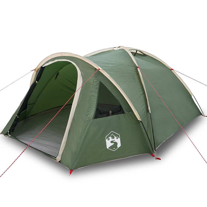Cort de Camping cu acoperiș Verde 308 x 268 x 130 cm Poliester - WALTI WALTI