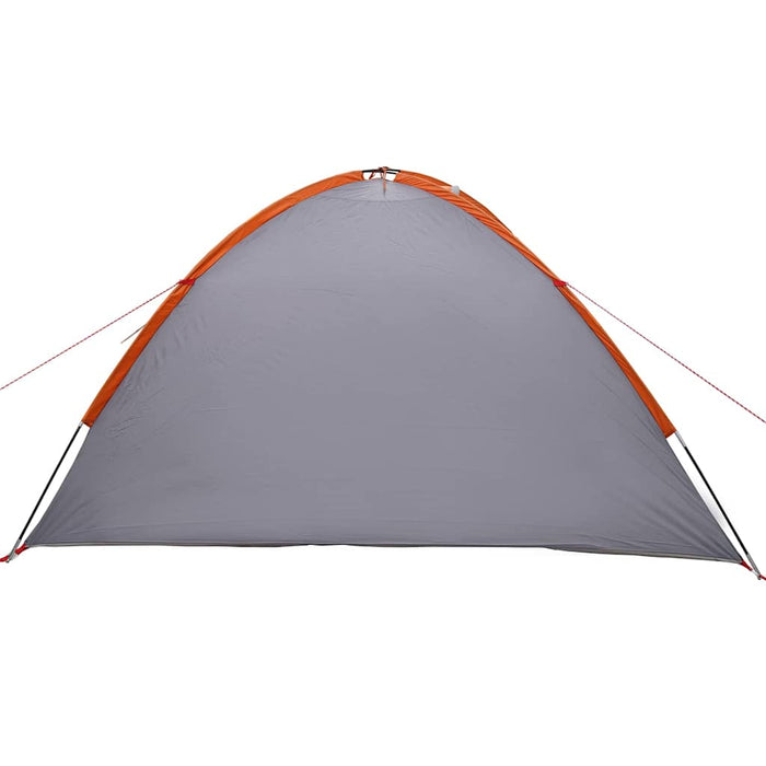 Cort de Camping Gri și portocaliu 308 x 268 x 130 cm Poliester - WALTI WALTI