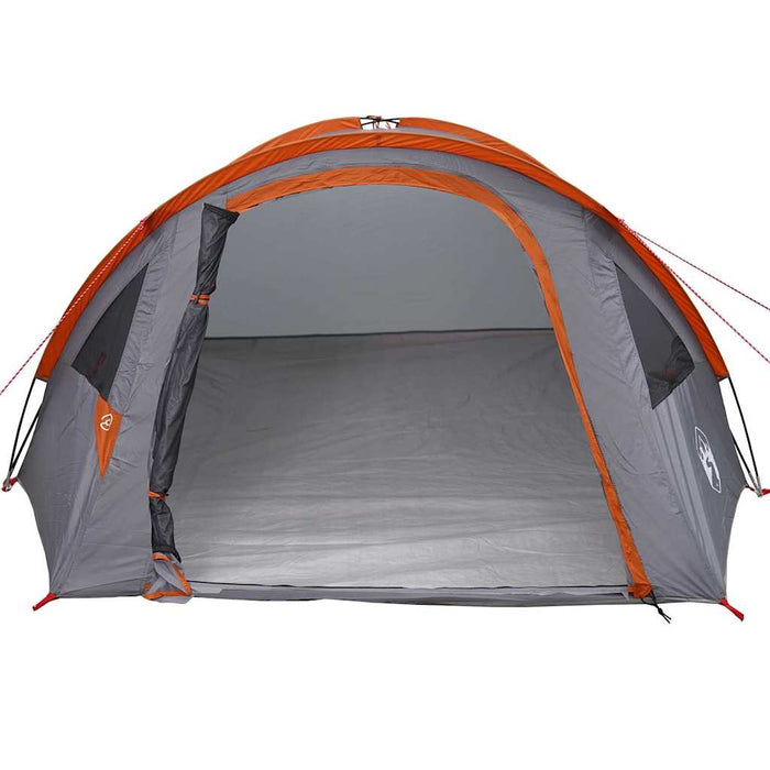 Cort de Camping Gri și portocaliu 308 x 268 x 130 cm Poliester - WALTI WALTI