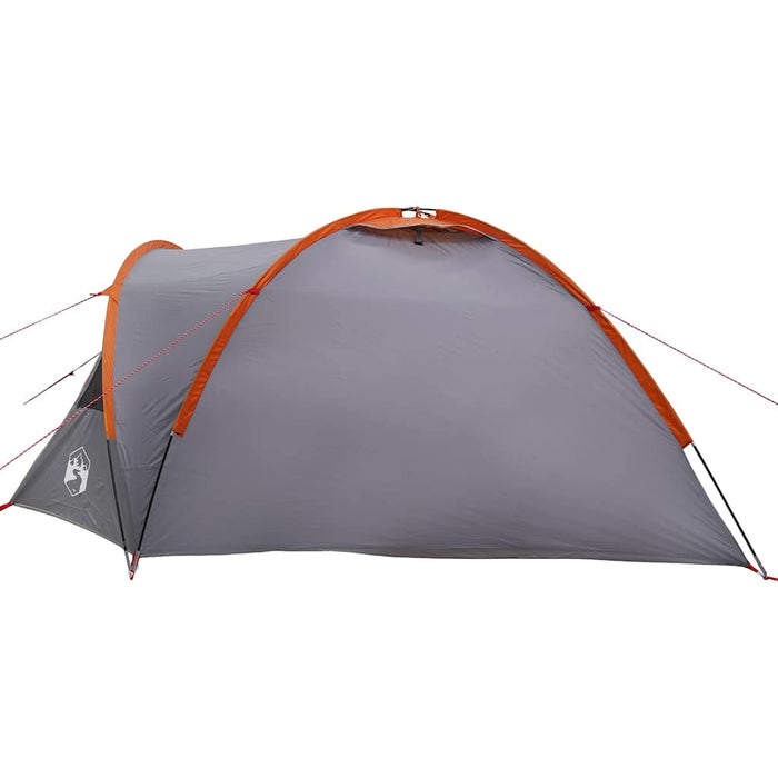 Cort de Camping Gri și portocaliu 308 x 268 x 130 cm Poliester - WALTI WALTI