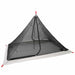 Cort interior cu acoperiș Negru 240 x 160 x 133 cm Cu plasă - WALTI WALTI