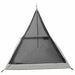 Cort interior cu acoperiș Negru 240 x 160 x 133 cm Cu plasă - WALTI WALTI