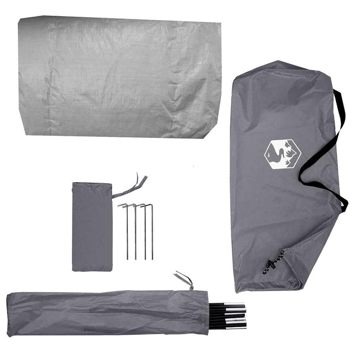 Cort cu acoperiș Altele Manual Gri și negru 236 x 150 x 136 cm - WALTI WALTI