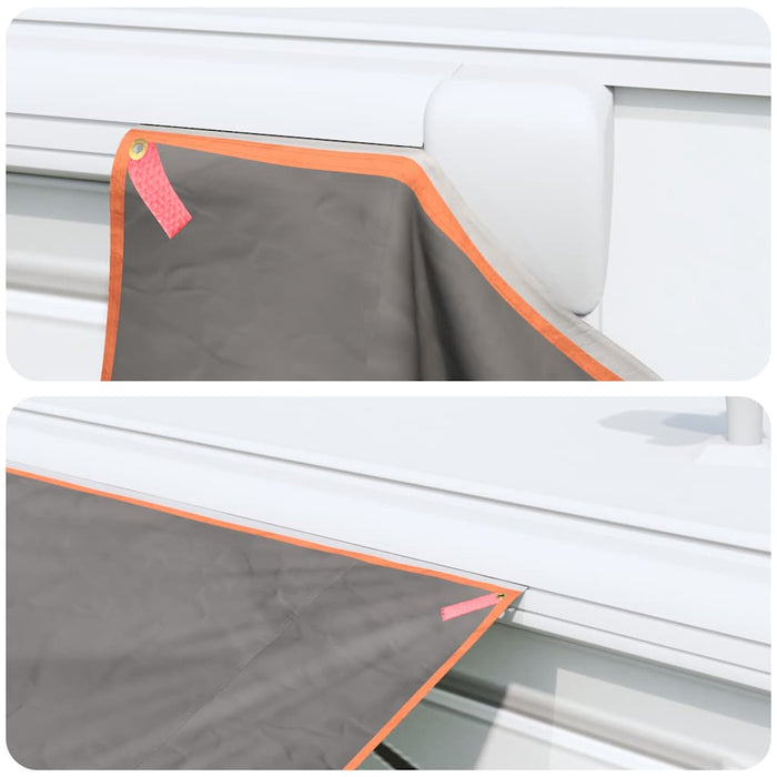 Tarp rezistent la apă Gri și Portocalie - WALTI WALTI