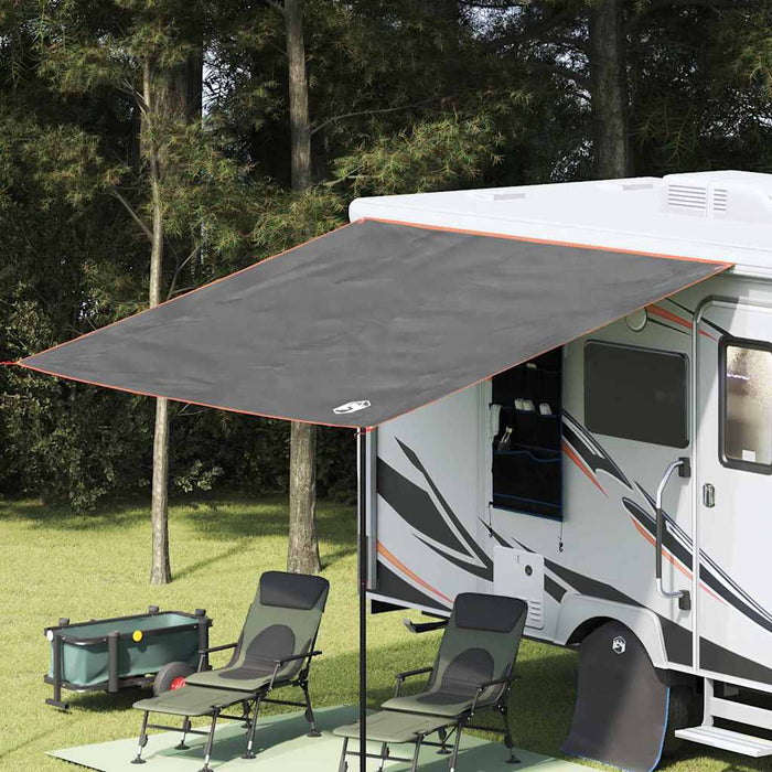 Copertină pentru caravană 240 x 350 cm Gri și Portocalie tafta WALTI
