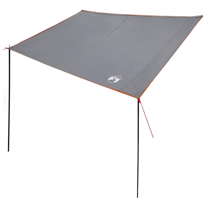 Copertină pentru caravană 240 x 350 cm Gri și Portocalie tafta WALTI