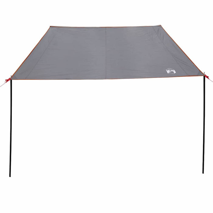Copertină pentru caravană 240 x 350 cm Gri și Portocalie tafta WALTI