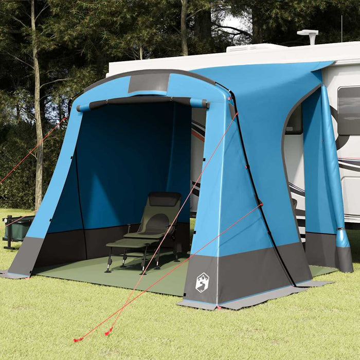 Cort pentru hayon cu acoperiș albastru 285 x 255 x 245 cm tafta - WALTI WALTI