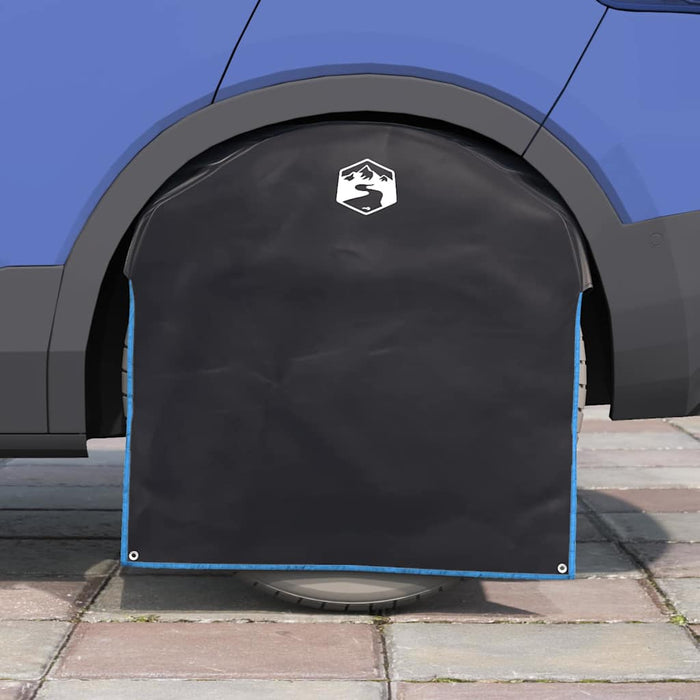 Capac de roată Negru și Albastru 108 x 76 cm oxford - WALTI WALTI