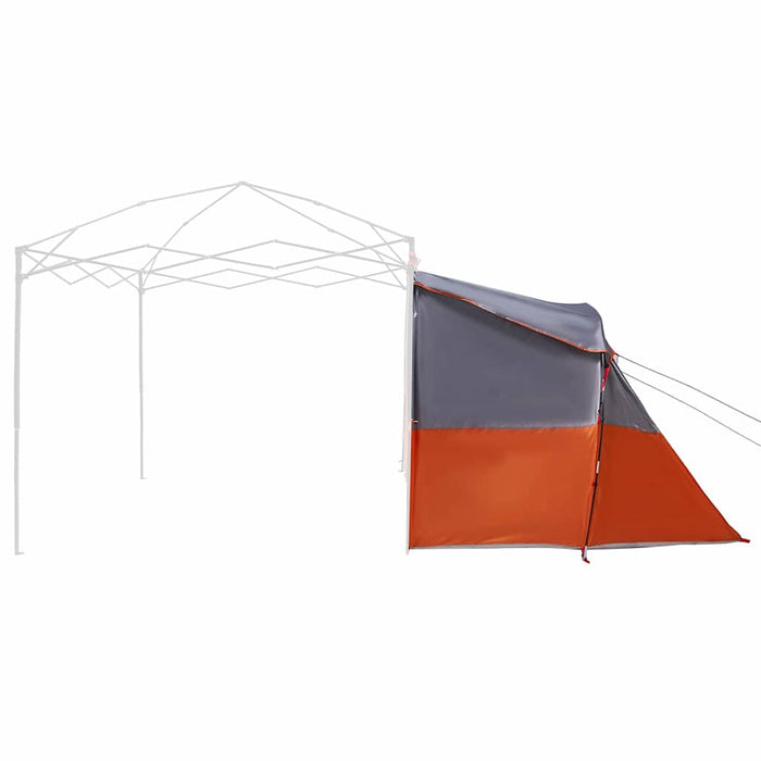 Cort cu acoperiș Gri și Portocaliu și Negru 280 x 220 x 176 cm - WALTI WALTI