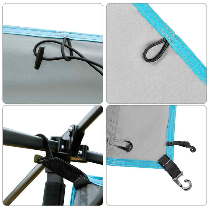 Organizator de cort suspendat Gri și Albastru 320 x 182 cm - WALTI WALTI