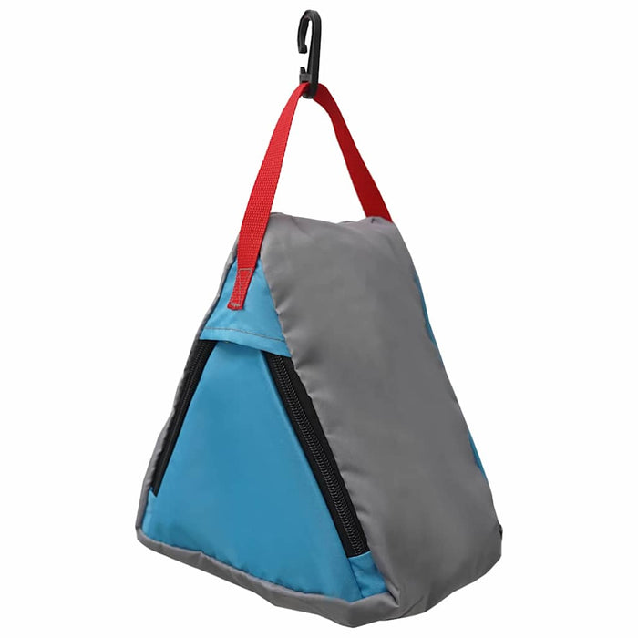 Pungă de stocare 4 pcs Gri și Albastru 24 x 16 x 24 cm oxford - WALTI WALTI