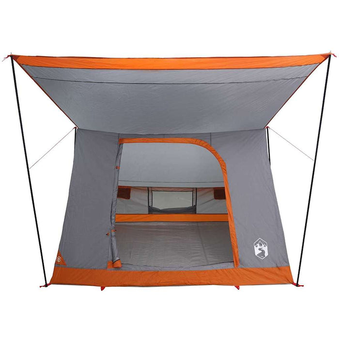 Cort de Camping Gri și portocaliu 282 x 225 x 154 cm Poliester - WALTI WALTI