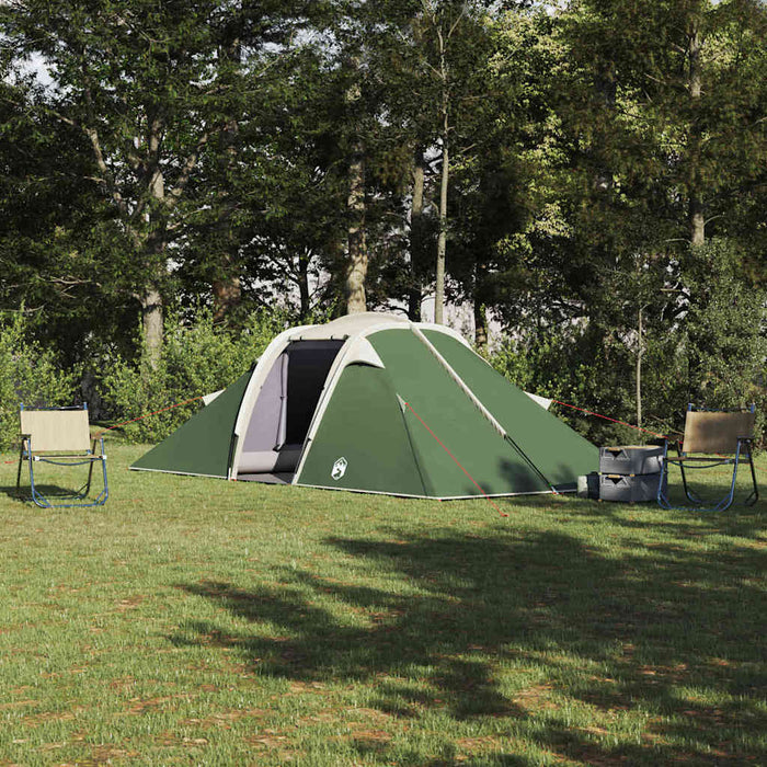 Cort cu acoperiș Verde și Negru 510 x 240 x 156 cm Poliester - WALTI WALTI