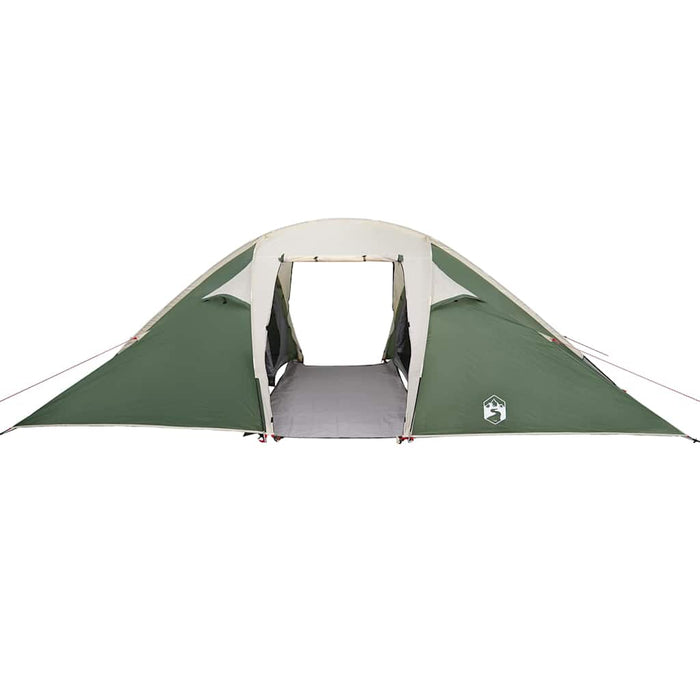 Cort cu acoperiș Verde și Negru 510 x 240 x 156 cm Poliester - WALTI WALTI
